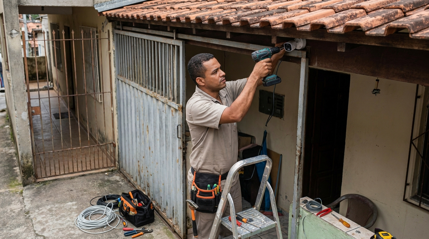 Instalação de Câmeras de Segurança perto de mim em Taubaté‑SP